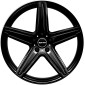 9x21 ET28 - LK5/112 ML75 GMP MK1 Concave shiny black diamond lip