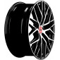 8.5x19 ET35 - LK5/120 ML72.6 MAM RS4 black front polish