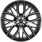 8.5x19 ET30 - LK5/112 ML79.6 Momo Spider matt black diamond cut