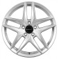 6.5x16 ET44 - LK5/112 ML66.5 Borbet Z crystal silver