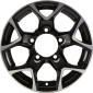 5.5x15 ET5 - LK5/139.7 ML108 GMP SJ15 black polished