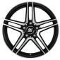 6.5x16 ET49 - LK5/112 ML66.6 RC-Design RCD17 schwarz front-poliert