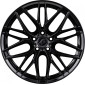 8x18 ET45 - LK5/120 ML72.6 Damina Performance DM08 black