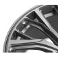 9x20 ET30 - LK5/120 ML72.6 Momo RF02 titan-silver brushed