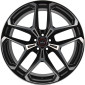 9x20 ET26 - LK5/112 ML66.6 Momo RF04 black matt polish