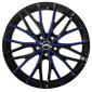 8.5x18 ET30 - LK5/114.3 ML73.1 Barracuda Project 3.0 black gloss flashblue - DS10