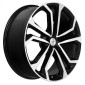 6.5x16 ET43 - LK5/112 ML57.1 Dezent TA black polished