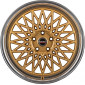 8x18 ET45 - LK5/112 ML66.5 Borbet B gold rim polished