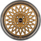 8x18 ET45 - LK5/112 ML66.5 Borbet B gold rim polished
