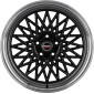 8x18 ET45 - LK5/112 ML66.5 Borbet B black rim polished