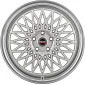 8x18 ET45 - LK5/112 ML66.5 Borbet B silver rim polished