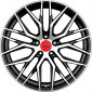 8.5x19 ET45 - LK5/112 ML72.6 MAM RS4 black front polish