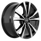 7.5x18 ET33 - LK5/112 ML66.5 Rial M12 diamant-schwarz frontpoliert