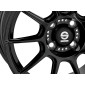 7x17 ET37 - LK4/100 ML63.3 Sparco FF1 gloss black
