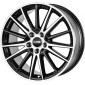8x18 ET40 - LK5/112 ML66.5 CMS C23 diamond black gloss