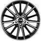 8x19 ET40 - LK5/114.3 ML67.2 CMS C23 diamond black gloss
