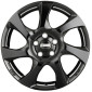 6.5x16 ET46 - LK5/112 ML57.1 CMS C24 complete black gloss