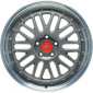 8.5x19 ET40 - LK5/114.3 ML72.6 Keskin KT22 Retro titan grey lip polish