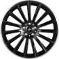 7x17 ET35 - LK5/120 ML72.6 Keskin KT18 Turbo matt black lip polish