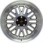 8.5x19 ET30 - LK5/100 ML57.1 Keskin KT22 Retro black front polish