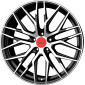 8.5x20 ET45 - LK5/112 ML72.6 MAM RS4 black front polish