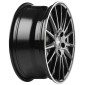 9x18 ET52.5 - LK5/112 ML66.5 CMS C23 diamond rim black