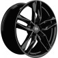 7x16 ET45 - LK5/114.3 ML72.6 MAM RS3 black painted