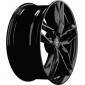 7x16 ET45 - LK5/114.3 ML72.6 MAM RS3 black painted