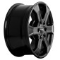 7x17 ET38 - LK6/139.7 ML67.1 RC-Design RC31 satin-black matt-lackiert