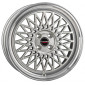 8.5x19 ET40 - LK5/114.3 ML72.5 Borbet B silver rim polished