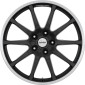 11x20 ET66 - LK5/130 ML71.58 Ronal SC1 Motorismo racing black-matt-hornkopiert