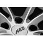 7x17 ET48 - LK5/108 ML70.1 AEZ Tioga graphite matt polished