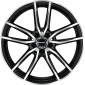 10x21 ET52 - LK5/112 ML66.6 Mak Evo black mirror