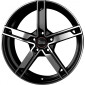7.5x18 ET45 - LK5/108 ML72.6 MAM W4 black front polish