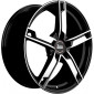 7.5x18 ET33 - LK5/112 ML66.6 MAM W4 black front polish