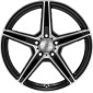 9x21 ET50 - LK5/112 ML66.6 Axxion AX7 schwarz hochglanzpoliert