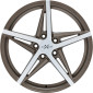 8x19 ET35 - LK5/120 ML72.6 Axxion AX10 bronze matt hochglanzpoliert