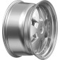 11x20 ET32 - LK5/112 ML66.6 Axxion Y1 race silber lackiert mit hochglanzpoliertem Felgenbett