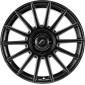 8x18 ET45 - LK5/112 ML72.6 Damina Performance DM09 black - Inlay black