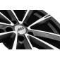 8x18 ET35 - LK5/112 ML70.1 AEZ Aruba gunmetal polished