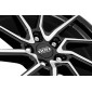 7.5x17 ET38 - LK5/114.3 ML71.6 Dotz Spa black polished