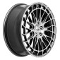 8x19 ET45 - LK5/108 ML70.1 Dotz Sepang Blaze high gloss polished lip