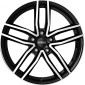 7.5x17 ET46 - LK5/112 ML57.1 Dezent TR black polished