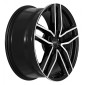 7.5x17 ET51 - LK5/112 ML57.1 Dezent TR black polished