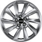7.5x18 ET50 - LK5/108 ML76 Ronal R70 platinum silber