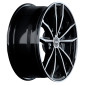 8x18 ET30 - LK5/112 ML66.5 Rial X12 diamant-schwarz frontpoliert
