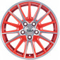 6x15 ET46 - LK4/100 ML54.1 CMS C23 diamond red gloss