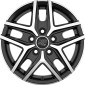 6.5x16 ET55 - LK5/130 ML89.1 MSW MSW 40 Van gloss black full polished