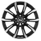 6.5x16 ET45 - LK5/100 ML54.06 MSW MSW 79 gloss black full polished