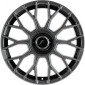 8x18 ET45 - LK5/112 ML72.6 Damina Performance DM10 anthrazit - Inlay black